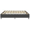 Estructura De Cama Doble | Cama Box Spring | Cama Para Adultos Tela Gris 200x200 Cm Cfw771730