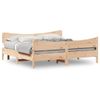 Cama Matrimonial | Cama Para Adultos | Estructura De Cama Con Cabecero Madera Maciza De Pino 200x200cm Cfw575075