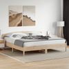 Cama Matrimonial | Cama Para Adultos | Estructura De Cama Con Cabecero Madera Maciza De Pino 200x200cm Cfw567242