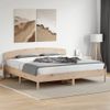 Cama Matrimonial | Cama Para Adultos | Estructura De Cama Con Cabecero Madera Maciza De Pino 200x200cm Cfw760063