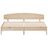 Cama Matrimonial | Cama Para Adultos | Estructura De Cama Con Cabecero Madera Maciza De Pino 200x200cm Cfw760063