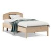 Cama Para Adulto | Cama Individual | Estructura De Cama Con Cabecero Madera Maciza Pino 75x190 Cm Cfw549173