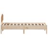 Cama Para Adulto | Cama Individual | Estructura De Cama Con Cabecero Madera Maciza Pino 75x190 Cm Cfw549173