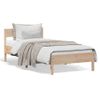 Cama Para Adulto | Cama Individual | Estructura De Cama Con Cabecero Madera Maciza Pino 90x190 Cm Cfw811526