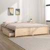 Cama Matrimonial | Cama Para Adultos | Estructura De Cama Con Cajones 200x200 Cm Cfw980187