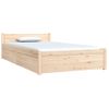 Cama Individual | Cama Para Adultos | Estructura De Cama Con Cajones 90x190 Cm Cfw588533