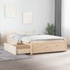 Cama Individual | Cama Para Adultos | Estructura De Cama Con Cajones 90x200 Cm Cfw388742