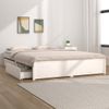 Cama Matrimonial | Cama Para Adultos | Estructura De Cama Con Cajones Blanco 120x190 Cm Cfw605759