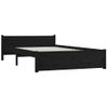 Cama Matrimonial | Cama Para Adultos | Estructura De Cama Con Cajones Negro King Size 150x200 Cm Cfw626585