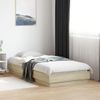 Cama Para Adulto | Cama Individual | Estructura De Cama Con Luces Led Roble Sonoma 75x190 Cm Cfw870434