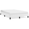 Cama Matrimonial | Cama Para Adultos | Estructura De Cama Cuero Sintético Blanco 120x190 Cm Cfw371946