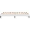 Cama Matrimonial | Cama Para Adultos | Estructura De Cama Cuero Sintético Blanco 120x190 Cm Cfw371946