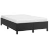 Cama Matrimonial | Cama Para Adultos | Estructura De Cama Cuero Sintético Negro 120x190 Cm Cfw34479