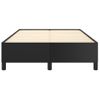 Cama Matrimonial | Cama Para Adultos | Estructura De Cama Cuero Sintético Negro 120x190 Cm Cfw34479