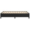 Cama Matrimonial | Cama Para Adultos | Estructura De Cama Cuero Sintético Negro 120x190 Cm Cfw34479