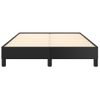 Cama Matrimonial | Cama Para Adultos | Estructura De Cama Cuero Sintético Negro 120x190 Cm Cfw37820