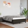 Cama Matrimonial | Cama Para Adultos | Estructura De Cama Cuero Sintético Negro 120x190 Cm Cfw692670