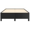 Cama Matrimonial | Cama Para Adultos | Estructura De Cama Cuero Sintético Negro 120x190 Cm Cfw692670