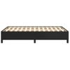 Cama Matrimonial | Cama Para Adultos | Estructura De Cama Cuero Sintético Negro 120x190 Cm Cfw692670