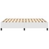 Cama Matrimonial | Cama Para Adultos | Estructura De Cama De Cuero Sintético Blanco 140x190 Cm Cfw706733