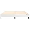 Cama Matrimonial | Cama Para Adultos | Estructura De Cama Box Spring Cuero Sintético Blanco 180x200 Cm Cfw100377