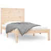 Cama Individual | Cama Para Adultos | Estructura De Cama De Madera Maciza 100x200 Cm Cfw589805