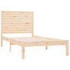 Cama Individual | Cama Para Adultos | Estructura De Cama De Madera Maciza 100x200 Cm Cfw589805