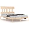 Cama Matrimonial | Cama Para Adultos | Estructura De Cama De Madera Maciza 120x200 Cm Cfw398753