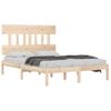 Cama Matrimonial | Cama Para Adultos | Estructura De Cama De Madera Maciza 120x200 Cm Cfw398753