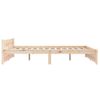 Cama Matrimonial | Cama Para Adultos | Estructura De Cama De Madera Maciza 140x190 Cm Cfw490857