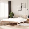 Cama Matrimonial | Cama Para Adultos | Estructura De Cama De Madera Maciza 140x190 Cm Cfw338270