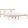 Cama Matrimonial | Cama Para Adultos | Estructura De Cama De Madera Maciza 140x190 Cm Cfw338270