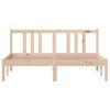 Cama Matrimonial | Cama Para Adultos | Estructura De Cama De Madera Maciza 140x190 Cm Cfw338270