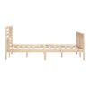 Cama Matrimonial | Cama Para Adultos | Estructura De Cama De Madera Maciza 140x200 Cm Cfw369632