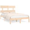 Cama Matrimonial | Cama Para Adultos | Estructura De Cama De Madera Maciza 140x200 Cm Cfw305306