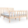 Cama Matrimonial | Cama Para Adultos | Estructura De Cama De Madera Maciza 160x200 Cm Cfw238558