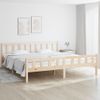 Cama Matrimonial | Cama Para Adultos | Estructura De Cama De Madera Maciza 160x200 Cm Cfw907522