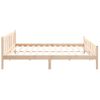 Cama Matrimonial | Cama Para Adultos | Estructura De Cama De Madera Maciza 160x200 Cm Cfw907522