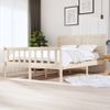 Cama Matrimonial | Cama Para Adultos | Estructura De Cama De Madera Maciza 160x200 Cm Cfw178972