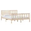 Cama Matrimonial | Cama Para Adultos | Estructura De Cama De Madera Maciza 160x200 Cm Cfw178972