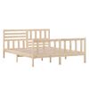 Cama Matrimonial | Cama Para Adultos | Estructura De Cama De Madera Maciza 160x200 Cm Cfw178972