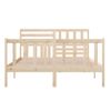 Cama Matrimonial | Cama Para Adultos | Estructura De Cama De Madera Maciza 160x200 Cm Cfw178972