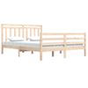 Cama Matrimonial | Cama Para Adultos | Estructura De Cama De Madera Maciza 160x200 Cm Cfw721320