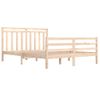 Cama Matrimonial | Cama Para Adultos | Estructura De Cama De Madera Maciza 160x200 Cm Cfw721320