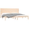 Cama Matrimonial | Cama Para Adultos | Estructura De Cama De Madera Maciza 200x200 Cm Cfw847668