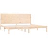 Cama Matrimonial | Cama Para Adultos | Estructura De Cama De Madera Maciza 200x200 Cm Cfw847668