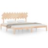 Cama Matrimonial | Cama Para Adultos | Estructura De Cama De Madera Maciza 200x200 Cm Cfw649137