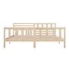 Cama Matrimonial | Cama Para Adultos | Estructura De Cama De Madera Maciza 200x200 Cm Cfw625237