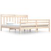 Cama Matrimonial | Cama Para Adultos | Estructura De Cama De Madera Maciza 200x200 Cm Cfw714445