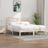 Cama Matrimonial | Cama Para Adultos | Estructura De Cama De Madera Maciza 200x200 Cm Cfw972510